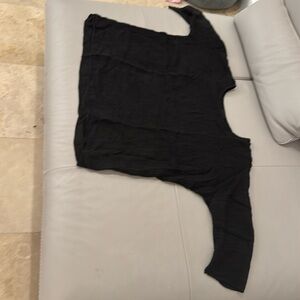 CP Shades  top in linen gauze oversized Small S